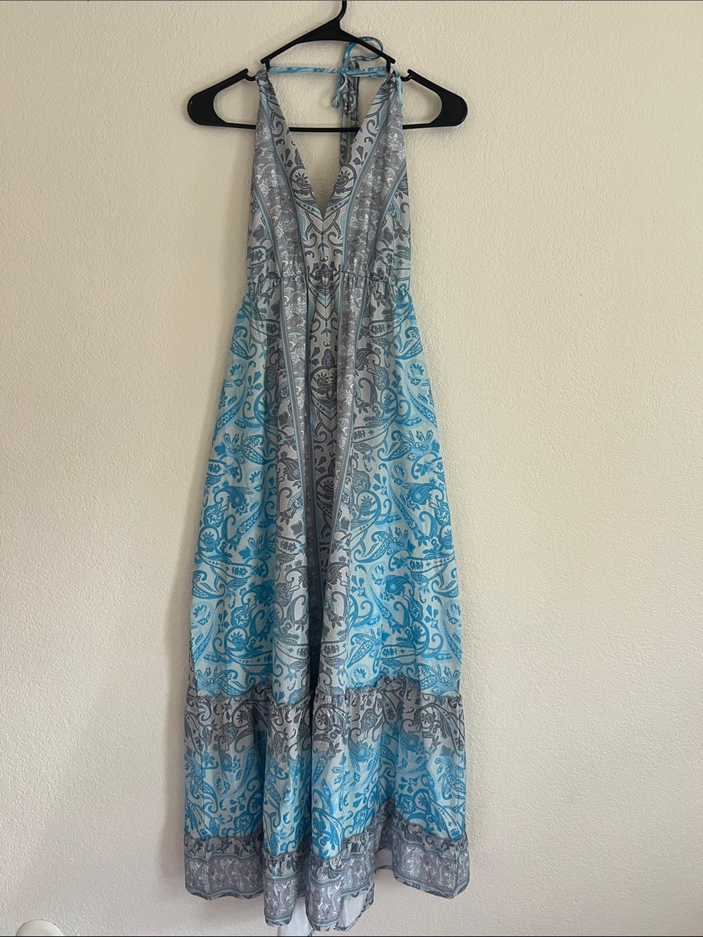 Boho Halter Maxi Dress